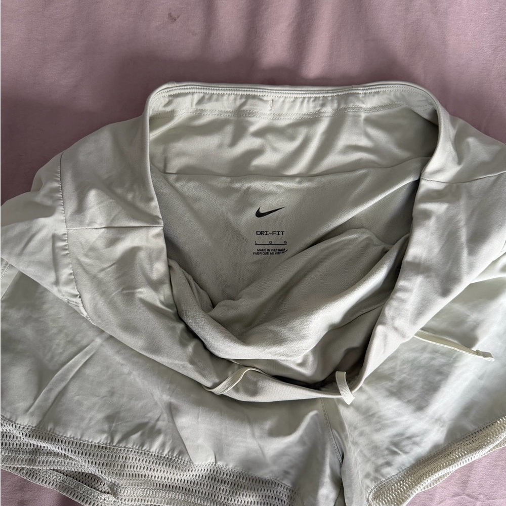 Nike DriFit Athletic Shorts Light Green - Picture 2 of 3